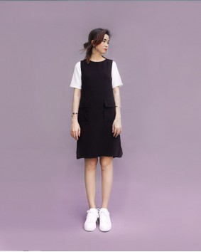 Váy nữ đen Y2T (không áo) (XL)