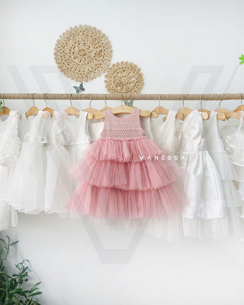 Shop quần áo trẻ em tại Hải Phòng - Váy công chúa Elsa ánh kim kèm xước